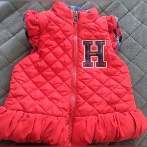 Tommy Hilfiger Red Quilted Vest